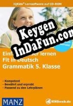 Key generator for Fit in Deutsch: Grammatik 5. Klasse