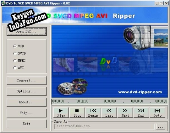 Registration key for the program Flash DVD Ripper