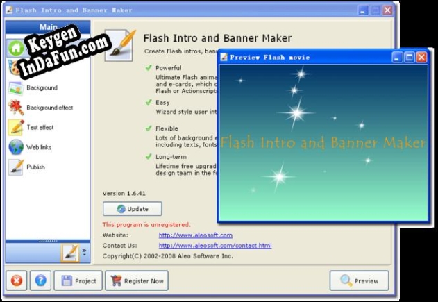 Key for Flash Intro and Banner Maker