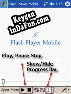 Key generator (keygen) Flash Player Mobile