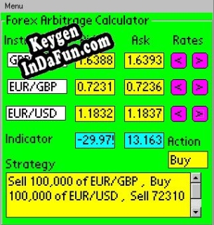 Forex Arbitrage Calculator for Pocket PC key generator
