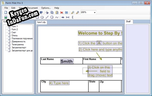 Key generator (keygen) Form Pilot Pro