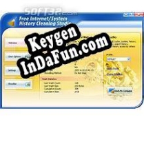 Activation key for Free Internet/System History Cleaning Studio