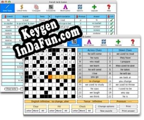 Key generator (keygen) French Verb Games (Mac version)