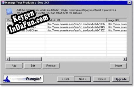 Key generator (keygen) Froogie Froogle Submit