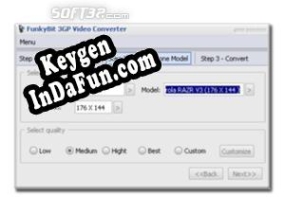 Key generator for FunkyBit 3GP Video Converter