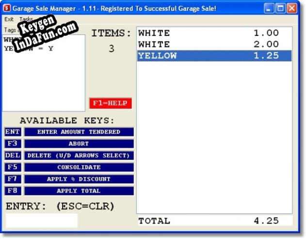 Garage Sale Manager plus eBook Key generator