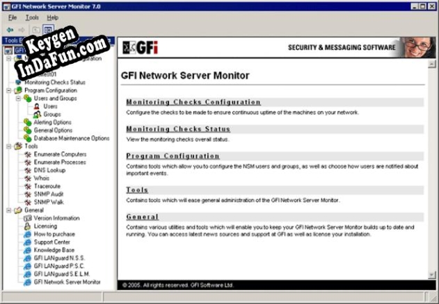 GFI Network Server Monitor key generator