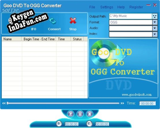 Goo DVD To OGG Converter serial number generator