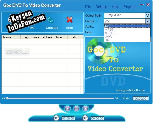 Key generator (keygen) Goo DVD To Video Converter