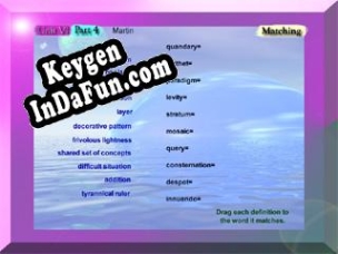 GRE,ACT,SAT,AP,CLEP,GED College & Secondary Vocabulary: Word Mage key generator