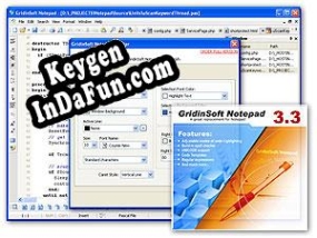 GridinSoft Notepad serial number generator