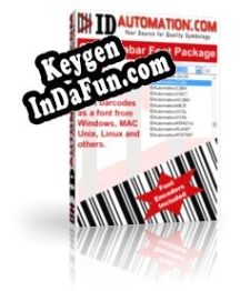 Key generator (keygen) GS1 DataBar Barcode Font
