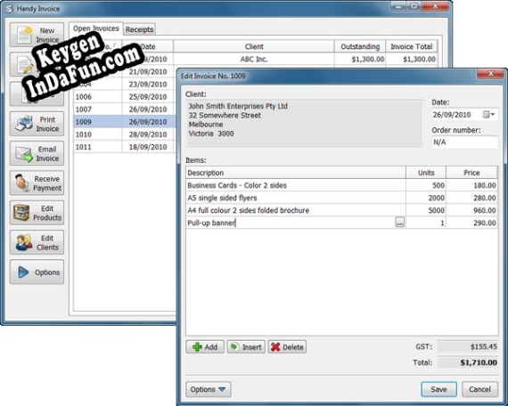 Handy Invoice activation key