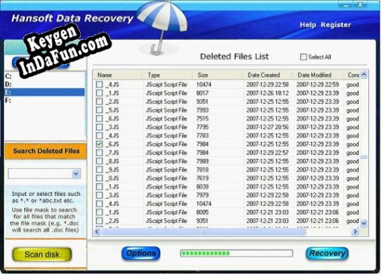 Hansoft Data Recovery Key generator