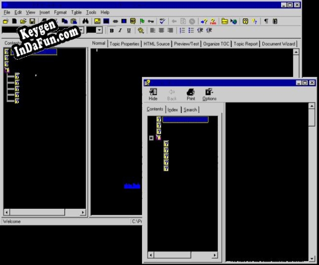 Key for HelpBreeze HTML Help/JavaHelp Edition