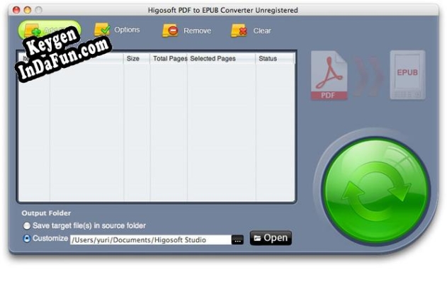 Key for Higosoft PDF to EPUB Converter for Mac