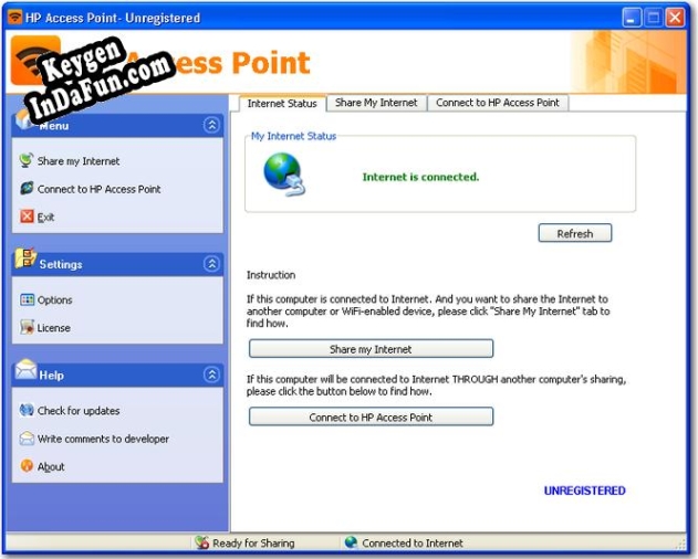 Key for HP Access Point