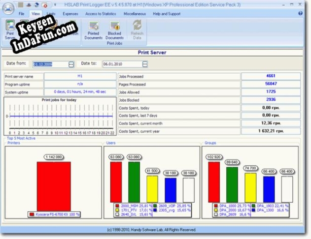 HSLAB Print Logger EE serial number generator