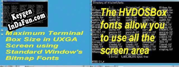 Key generator for HVDOSBox - Windows Terminal Fonts