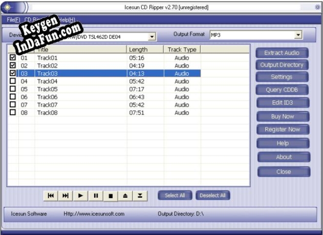 Icesun CD Ripper serial number generator