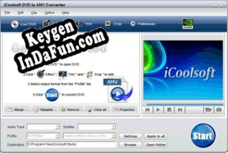 iCoolsoft DVD to AMV Converter activation key