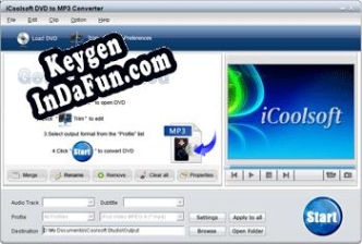 iCoolsoft DVD to MP3 Converter activation key