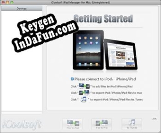 iCoolsoft iPad Manager for Mac key free