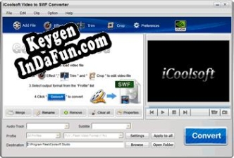 iCoolsoft Video to SWF Converter serial number generator
