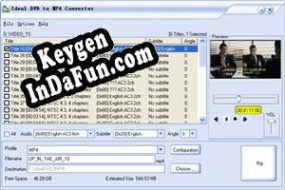 Ideal DVD to MP4 Converter key generator