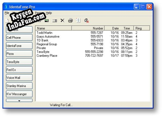Key for IdentaFone Pro Caller ID Software
