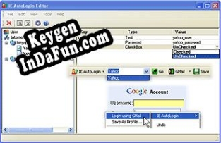 IE AutoLogin Key generator