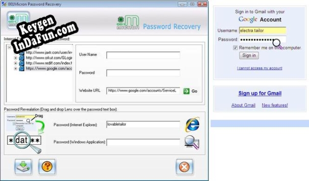 Activation key for IE Password Restoration Software