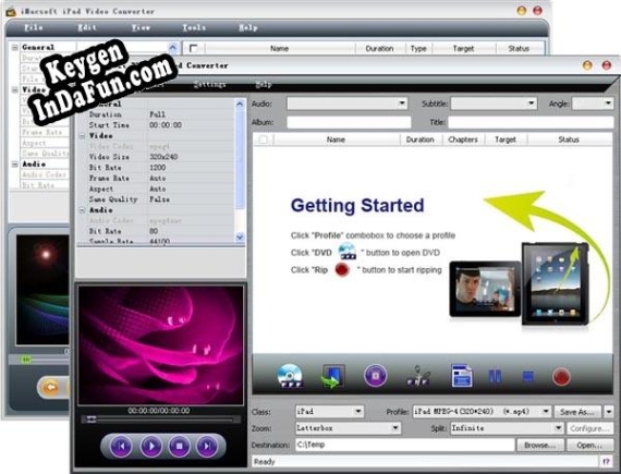 Key for iMacsoft DVD to iPad Suite