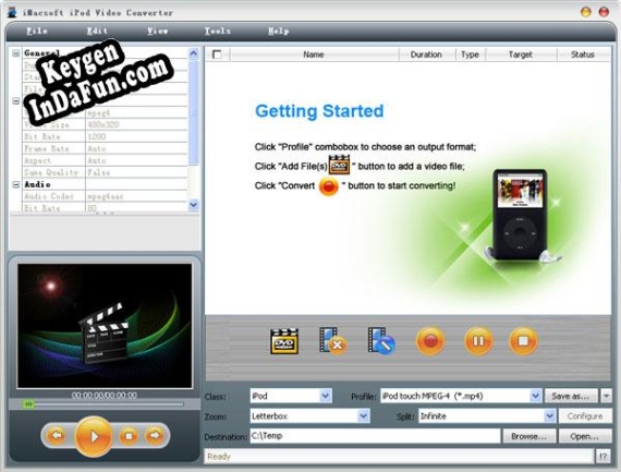 iMacsoft iPod Video Converter key free
