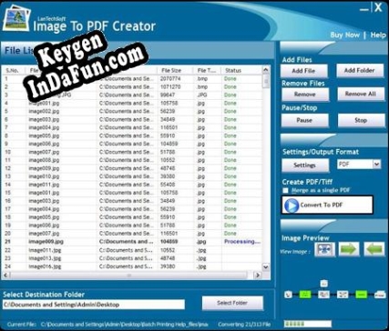 Activation key for Image To PDF Creator