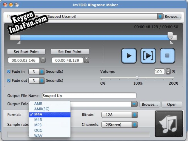 Key for ImTOO Ringtone Maker for Mac