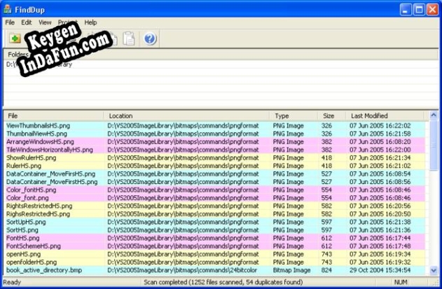 Registration key for the program Industrial Software Management Find Duplicate Files