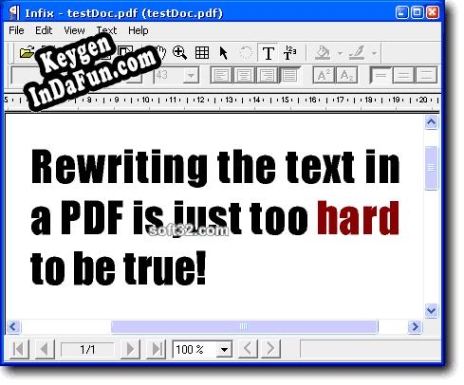 Infix PDF Editor key generator