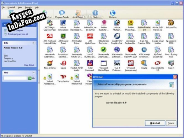 Innovatools Add/Remove Plus! 2006 key free