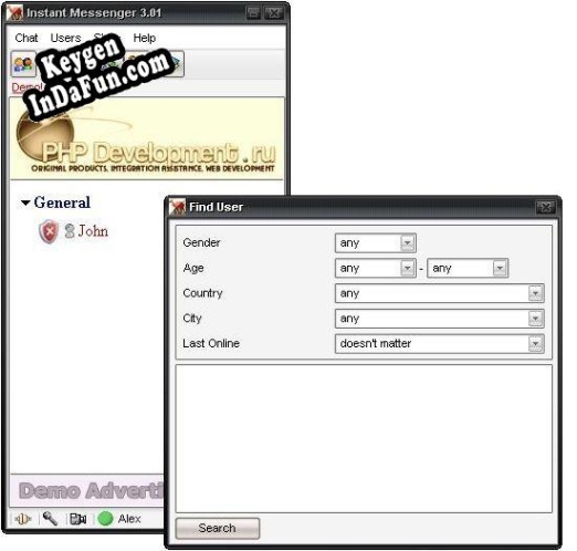 Instant Messenger key free