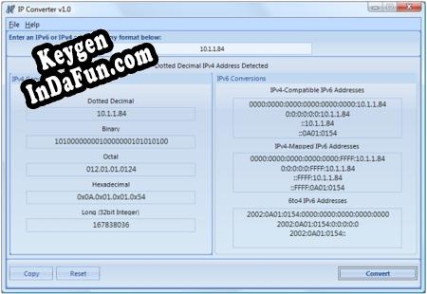 IP Converter serial number generator