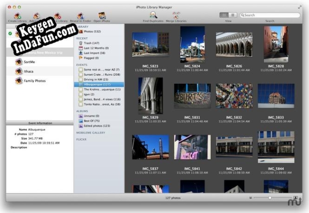 Activation key for iPhoto Library Manager