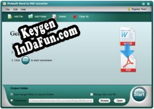 Key generator for iPubsoft Word to PDF Converter