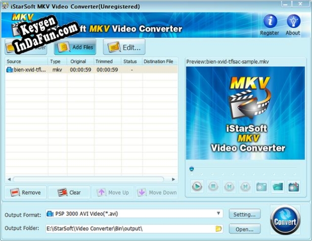 iStarSoft MKV Video Converter serial number generator