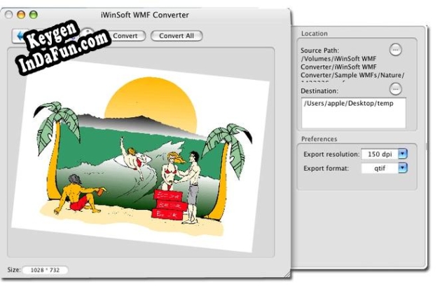 Key generator (keygen) iWinSoft WMF Converter for Mac
