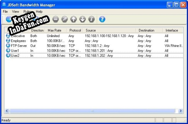 JDSoft Bandwidth Manager key free
