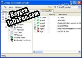 Key for Jetico Personal Firewall