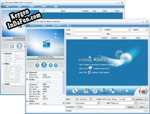 Joboshare DVD to WMV Bundle key generator