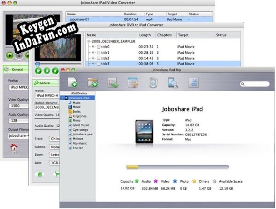 Joboshare iPad Mate for Mac activation key